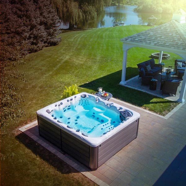 hot tub outside